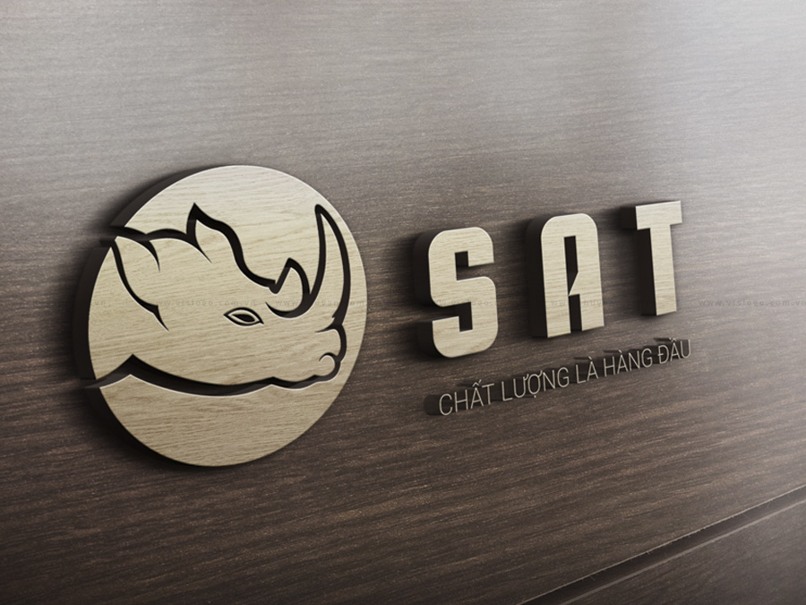 Thiết kế logo ván ép SAT