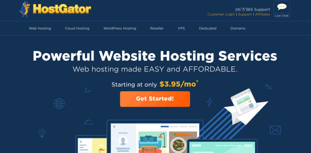 HostGator web hosting