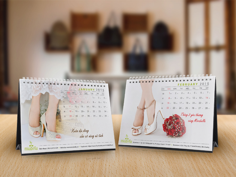 thiết kế lịch bàn mirabella