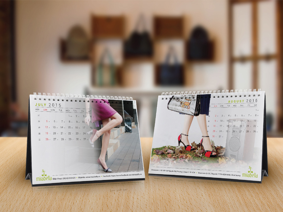 thiết kế lịch bàn mirabella